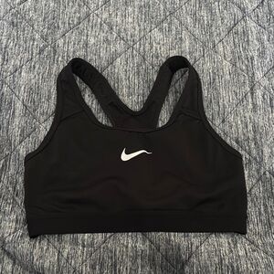 Nike Black Sports Bra Racerback Design